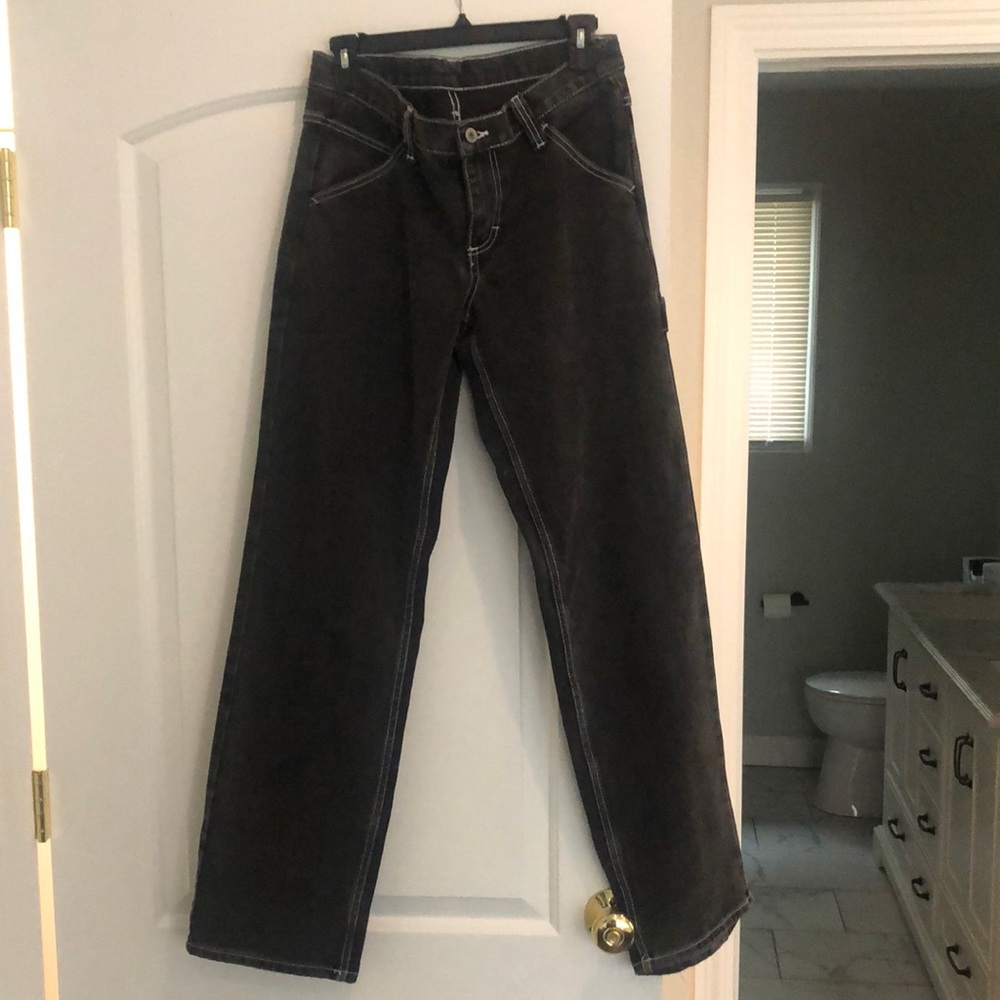 J. Galt - black wide leg baggy jeans